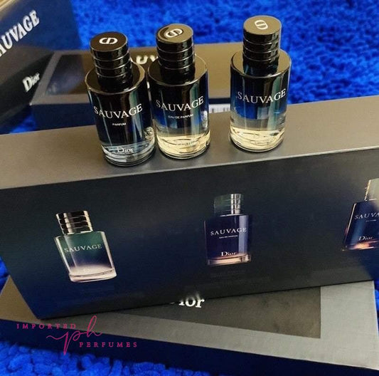 Dior Sauvage 3 in 1 Set For Men 30ml Each EDT