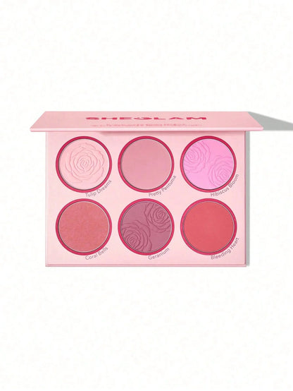 SHEGLAM Floral Flush Blush Palette-Blushing Bouquet (PINK)
