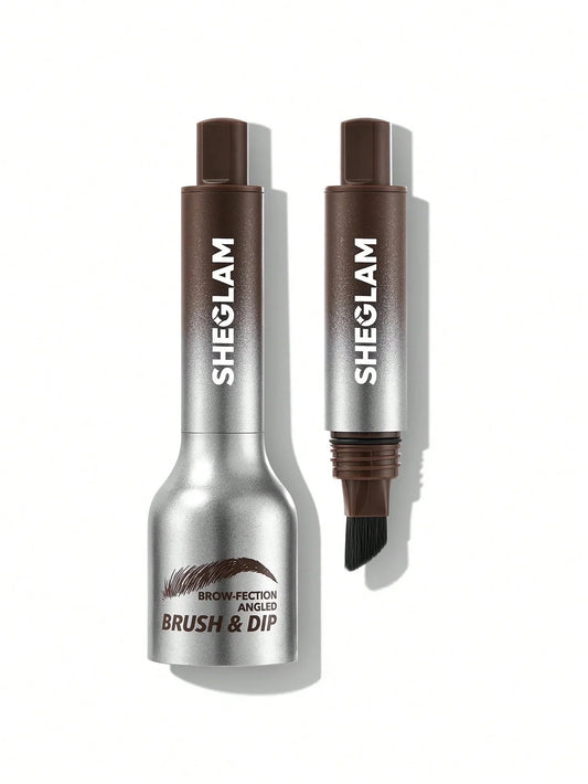 sheglam Brow-Fection Angled Brush & Dip-Chocolate