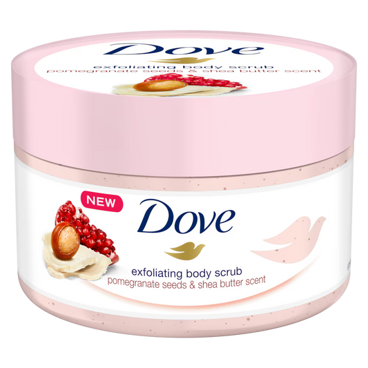 dove POMEGRANATE & SHEA BUTTER Scrub