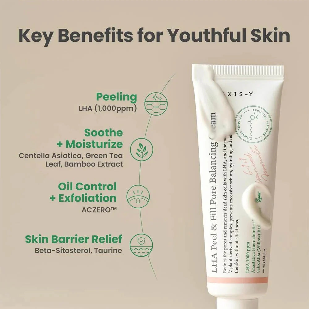 Axis-Y LHA Peel & Fill Pore Balancing Cream