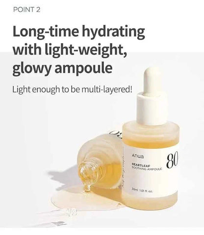 Anua Heartleaf 80 Soothing Ampoule 30ml