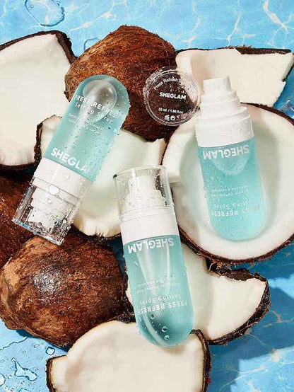 SHEGLAM Press Refresh Setting Spray Moisturizing Long Lasting Makeup Setting Spray Oil-GREEN
