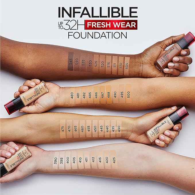 L'Oreal Paris Makeup Infallible Up to 32 Hour Fresh Wear Lightweight Foundation