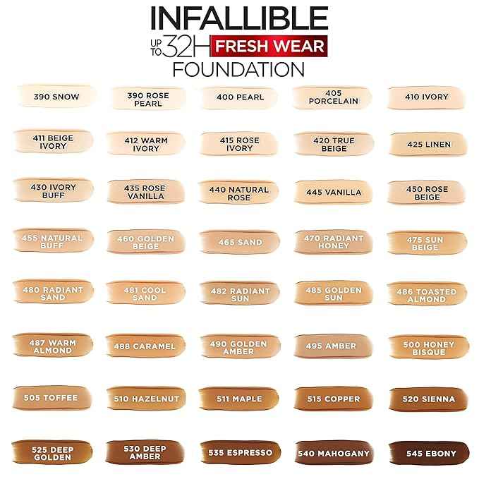 L'Oreal Paris Makeup Infallible Up to 32 Hour Fresh Wear Lightweight Foundation