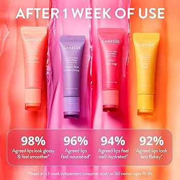 LANEIGE Lip glowy Balm trio pack of 3 set