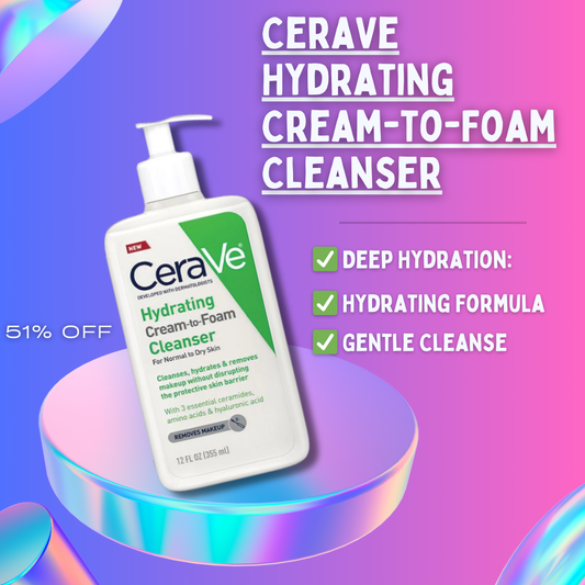 CeraVe Hydrating Cream-to-Foam Cleanser
