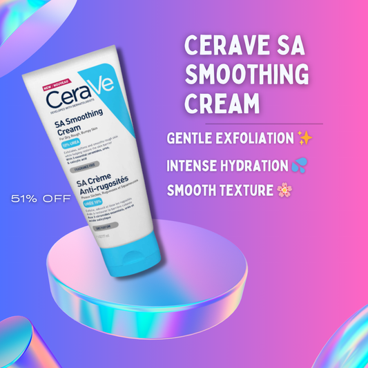 CeraVe SA Smoothing Cream for Dry, Rough, Bumpy Skin