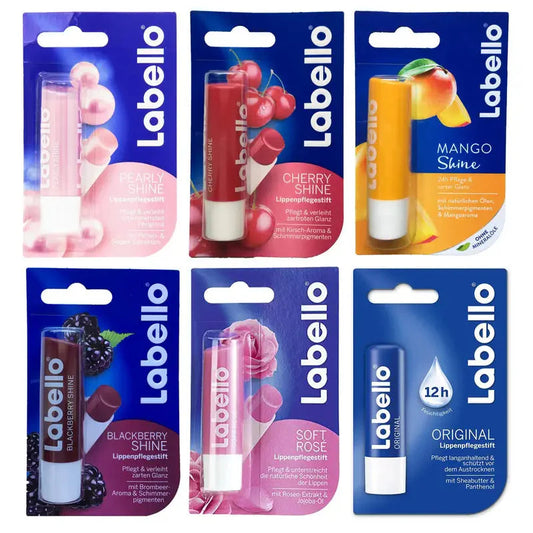 LABELLO CARING LIP BALM TRANSPARENT random any 1