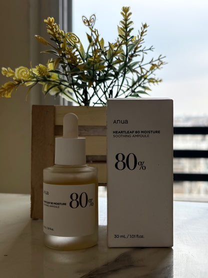 Anua | Heartleaf 80 moisture | Soothing Ampoule