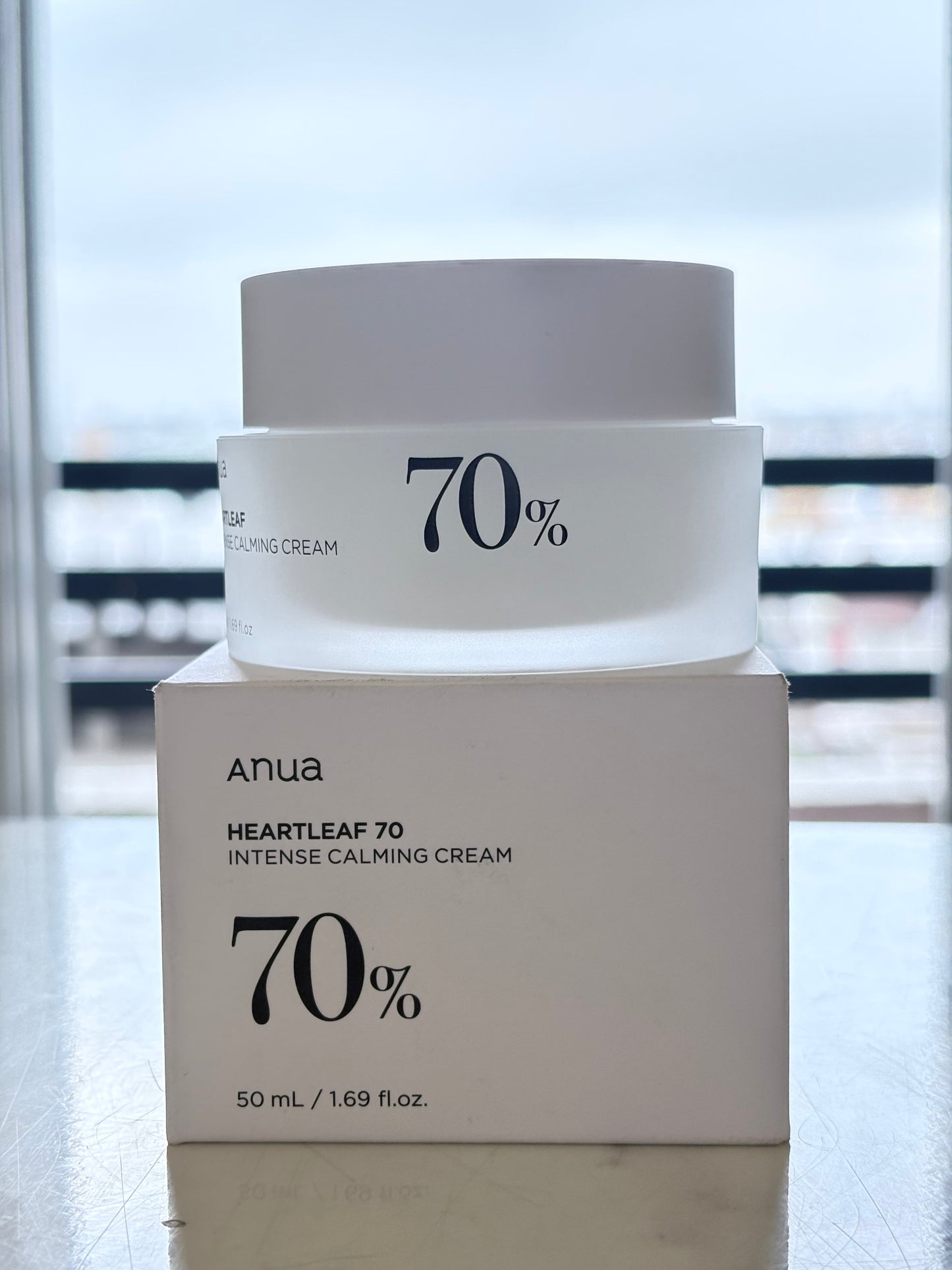 ANUA Heartleaf 70 Intense Calming Cream with Ceramide, Panthenol, Heartleaf extract, Korean Skin care - (50ml /1.69Fl. Oz)