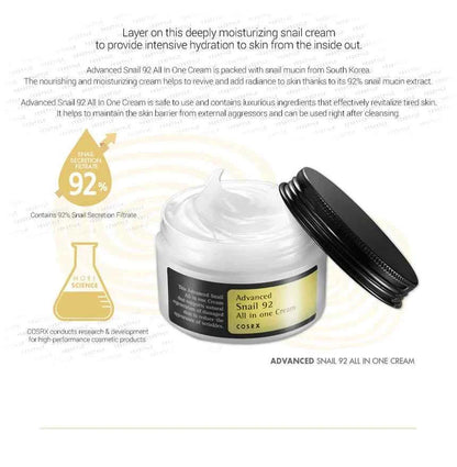 COSRX Advanced Snail 92 All in one Cream 100ML