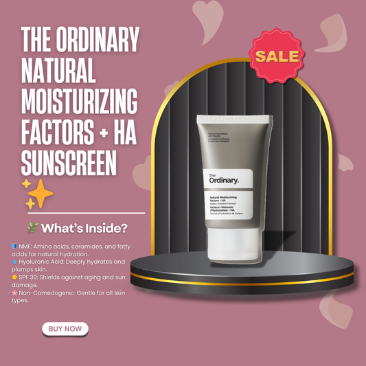 The Ordinary Natural Moisturizing Factors + HA Sunscreen