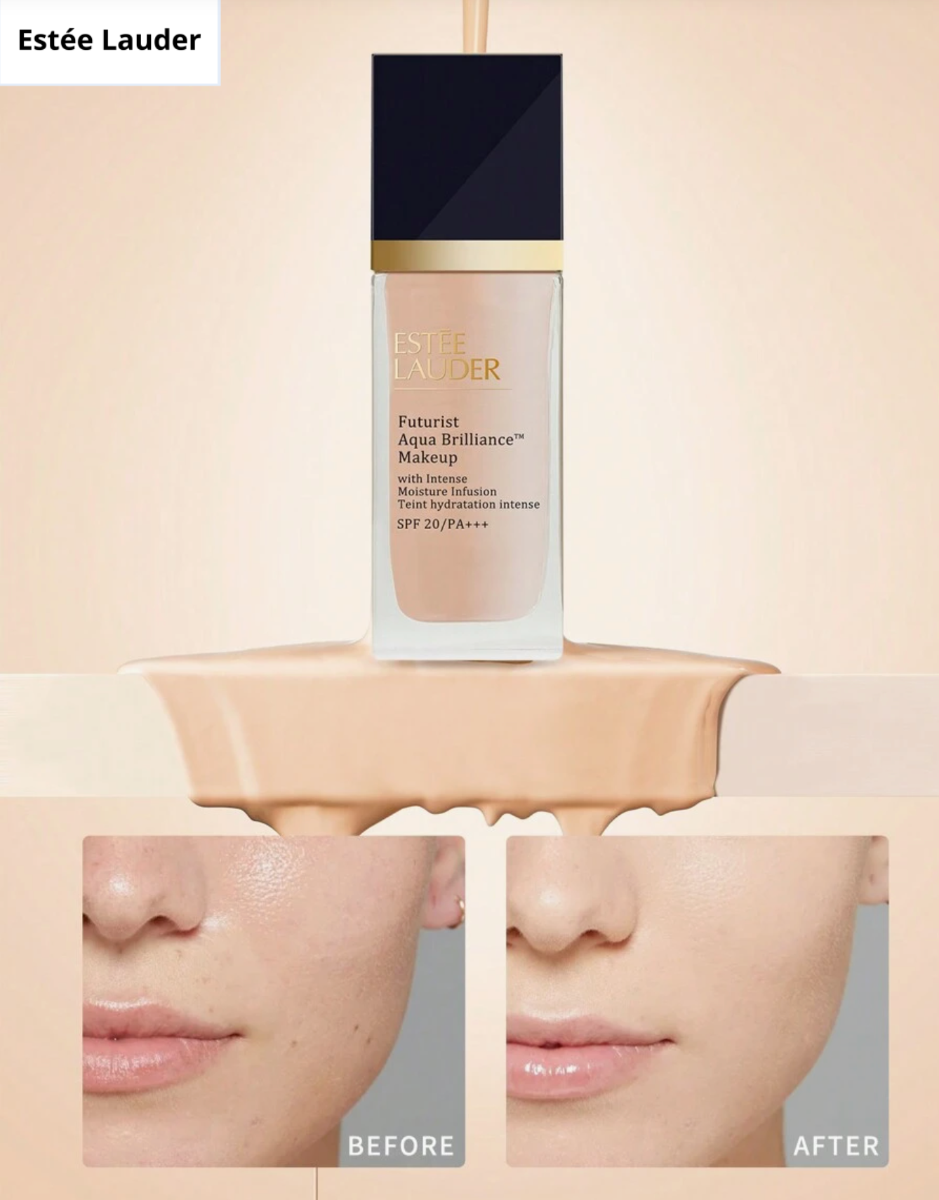 Estee Lauder | Futurist Aqua Brilliance Makeup  Foundation 30ml