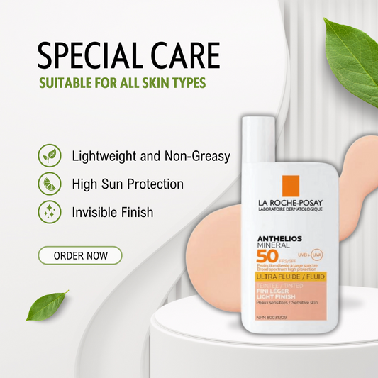 La Roche-Posay Anthelios Mineral Tinted Ultra Fluid SPF 50 Facial Sunscreen 50ml