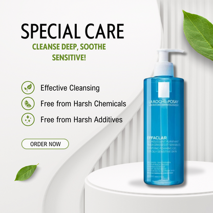 La Roche-Posay Effaclar AR Purifying Foaming Gel – 400ml for Oily & Sensitive Skin