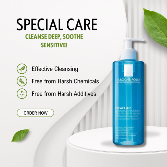 La Roche-Posay Effaclar AR Purifying Foaming Gel – 400ml for Oily & Sensitive Skin