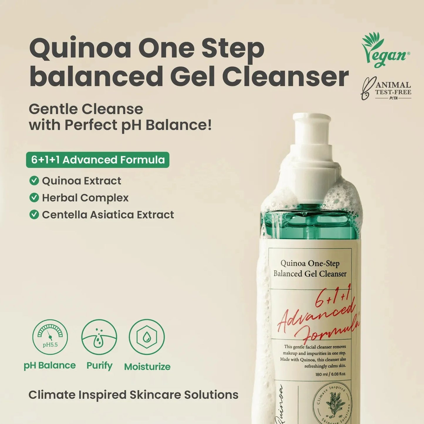 AXIS-Y Quinoa One step Balanced Gel Cleanser