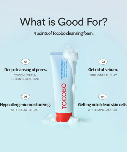 Tocobo Coconut Clay Cleansing Foam - 150ml