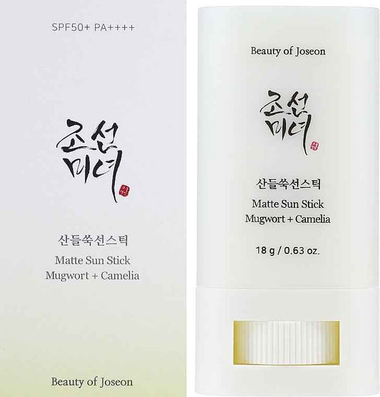 BEAUTY OF JOSEON Matte Sun Stick : Mugwort+Camelia (SPF 50+ PA++++)