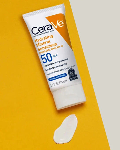 SPF 50 Hydrating Mineral Sunscreen for Face