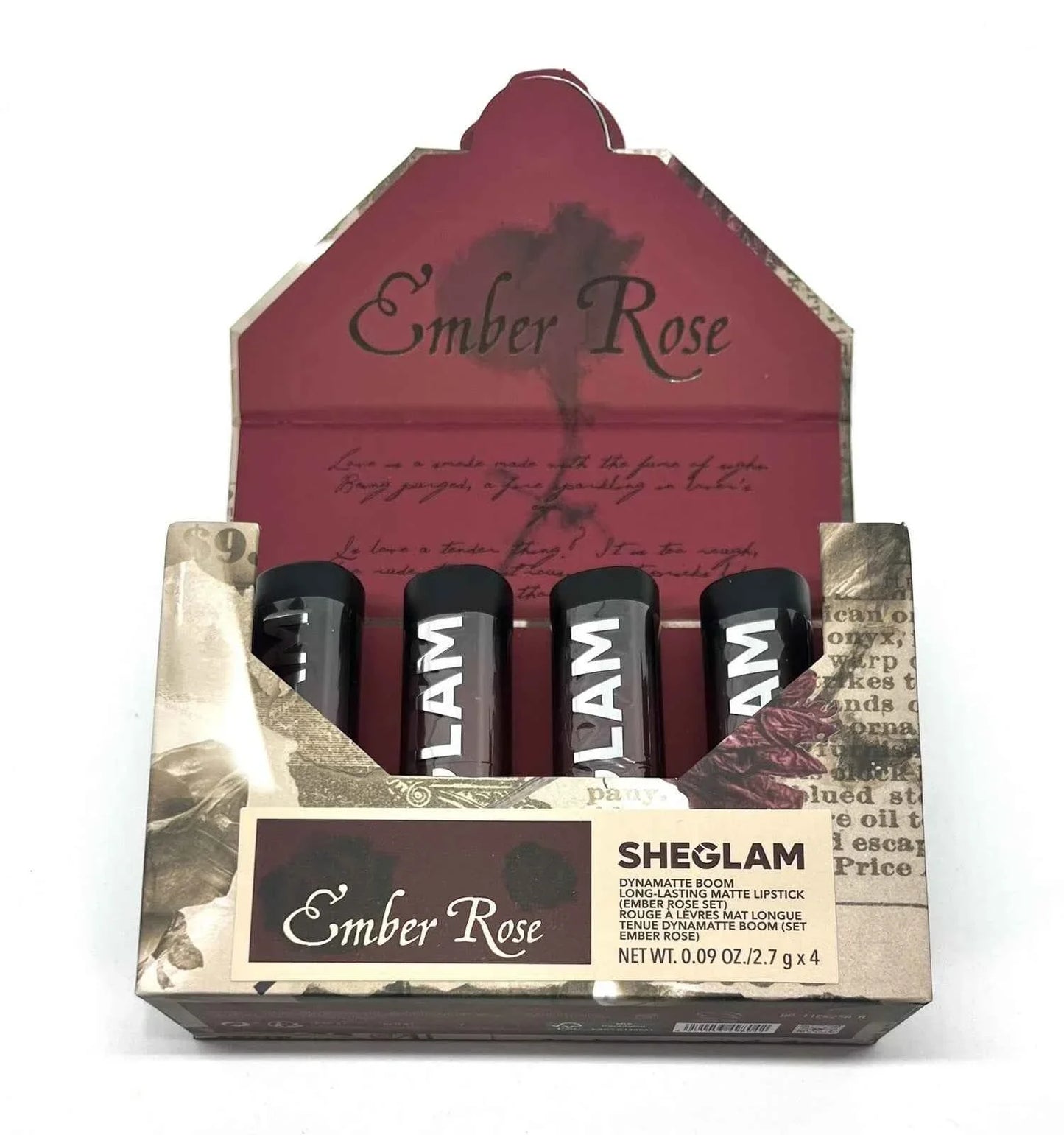 Sheglam Dynamatte Bloom Long-Lasting Matter Lipstick (Amber Rose Ver.)