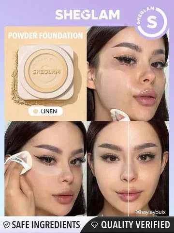 Sheglam Skin Focus High Coverage Powder Foundation LINEN